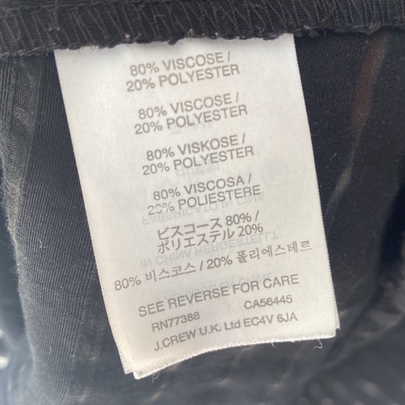 J. Crew Black sheer short sleeve Top - Picture 6 of 8